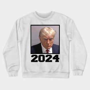 Trump 2024 Mugshot Crewneck Sweatshirt